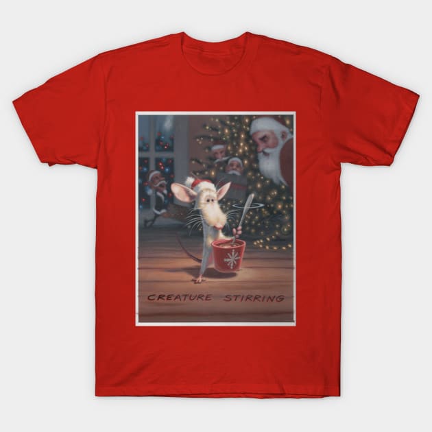 Creature Stirring T-Shirt by JamesBennettArt